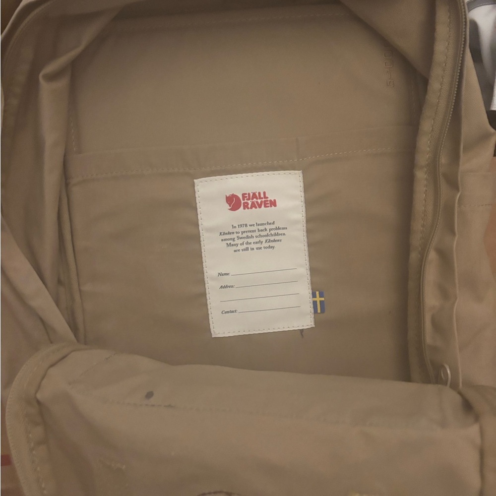 Kånken Tan Backpack - Picture 6 of 9